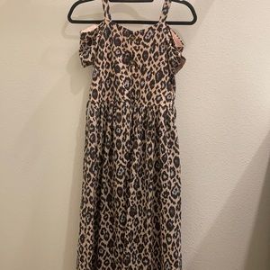 Cheetah jumpsuit dress